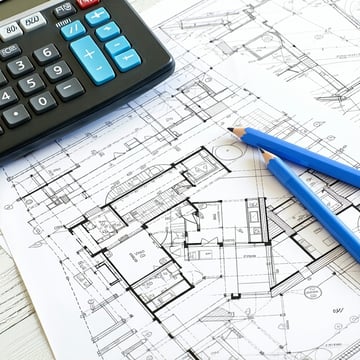 loan documents and blueprints