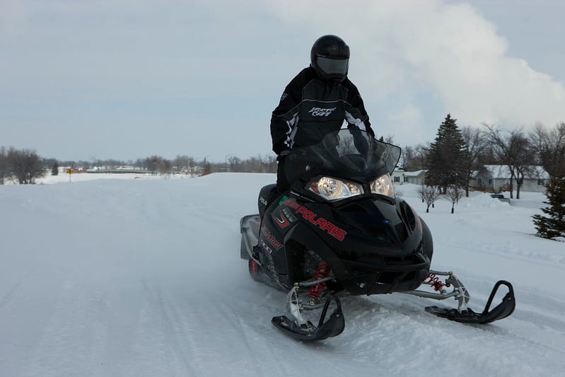 snowmobiling